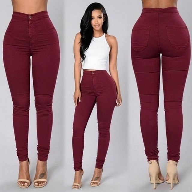 High Waist Skinny Jeans