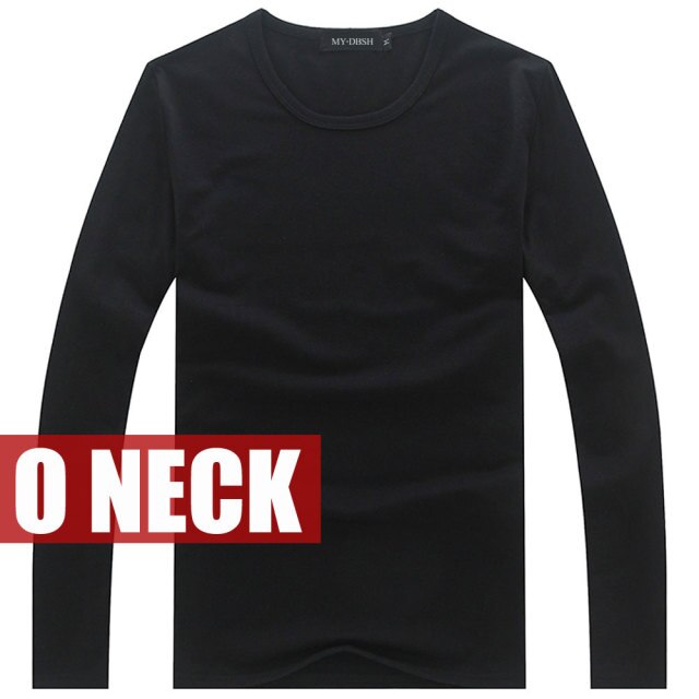 Elastic Long Sleeve V-Neck