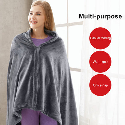 PlushWrap - Soft Electric Heated Shawl Blanket Wrap