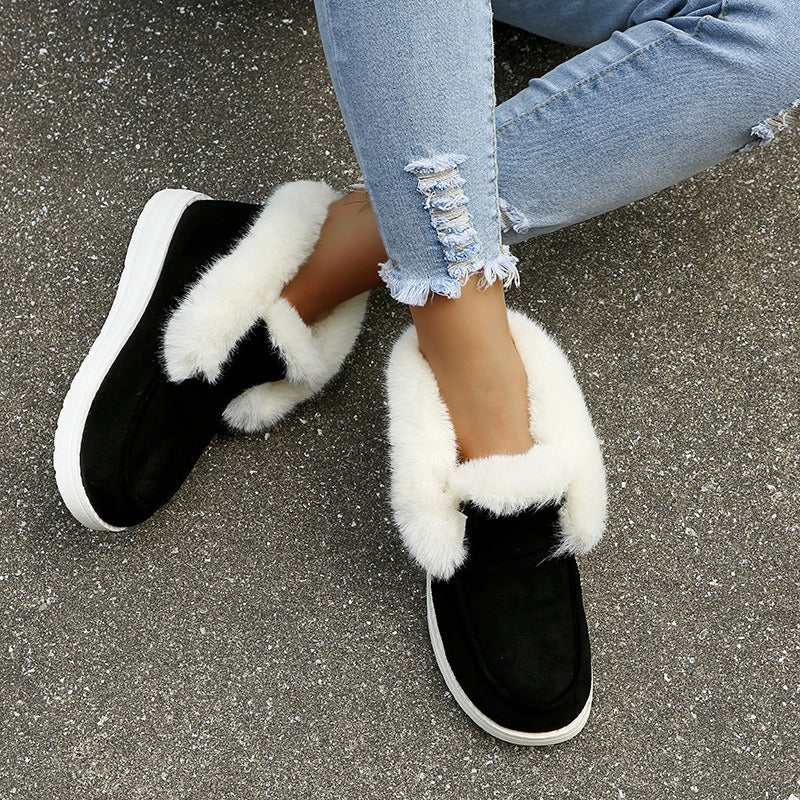 CozyVibes-Soothing Slip-On Winter Boots