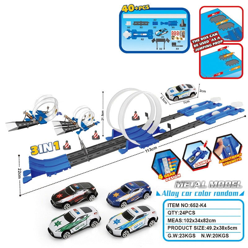 SpeedTrack - Loop Stunt Double Car Wheels Track Set