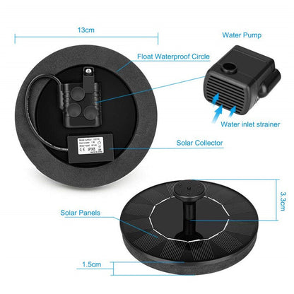 Solar Powered Fountain Pump