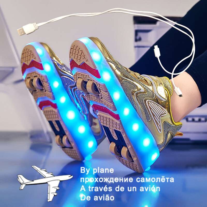 Children Luminous Glider Sneakers