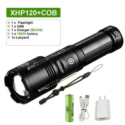 FlashBolt - Rechargeable Tactical Laser Flashlight