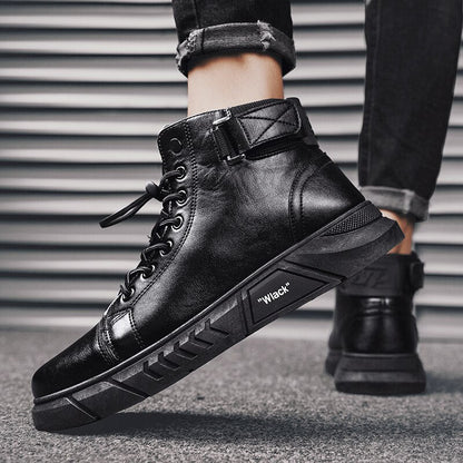 Men’s Black Leather Boots