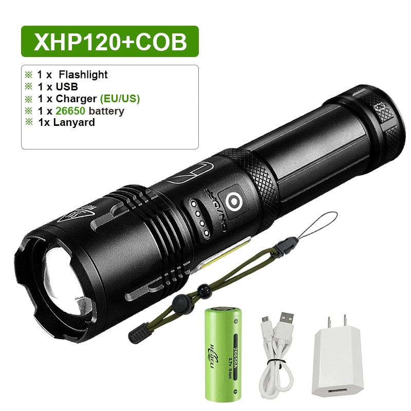 FlashBolt - Rechargeable Tactical Laser Flashlight