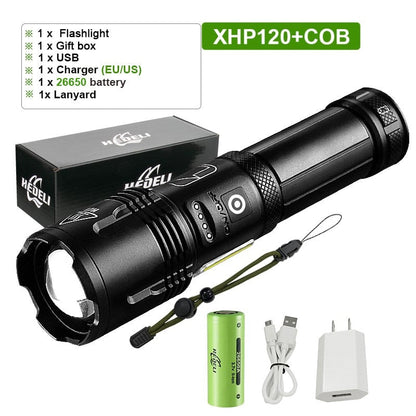 FlashBolt - Rechargeable Tactical Laser Flashlight