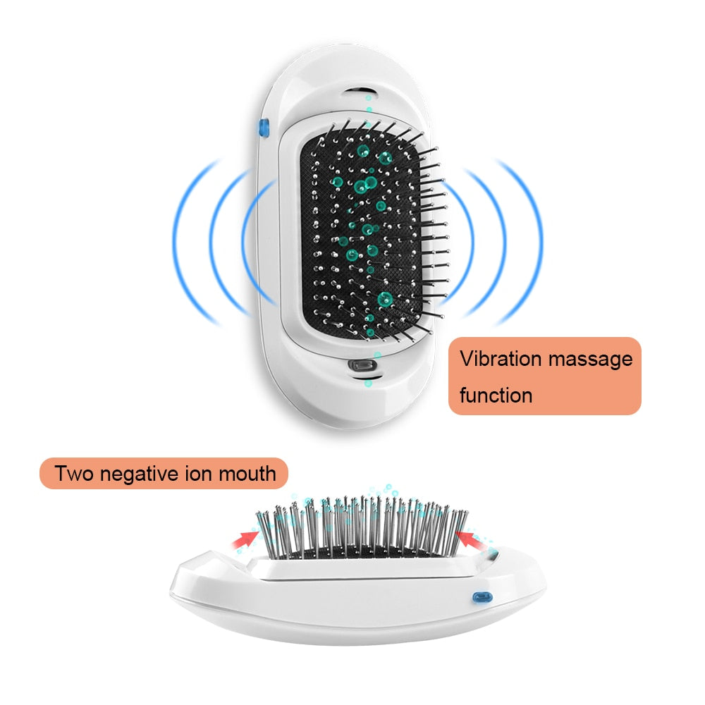 FrizzStop - Portable Electric Ionic Hairbrush