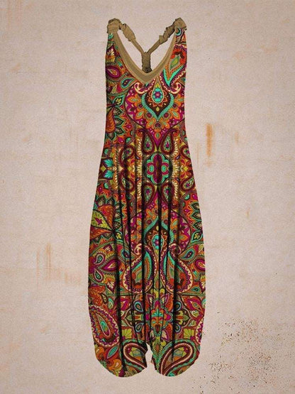 Colorful Pattern Jumpsuit