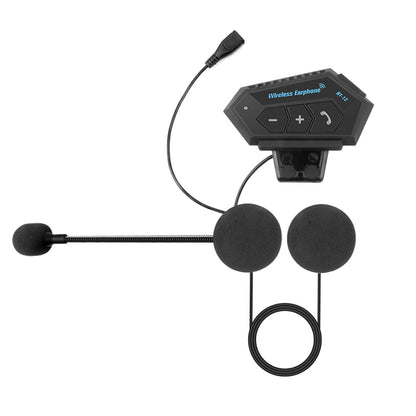 AudiMoto - Helmet Headset Wireless Hands-Free Call Kit