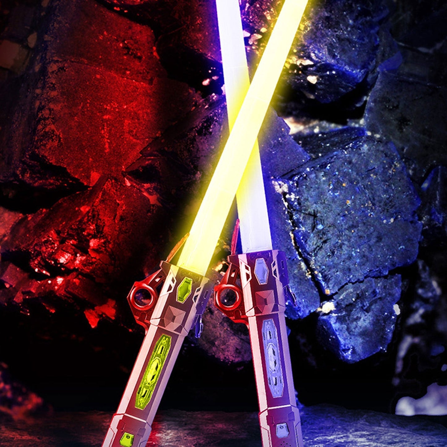 🪄 LuminEdge- 7 Color Galaxy Retractable Toy Laser Sword 🌌