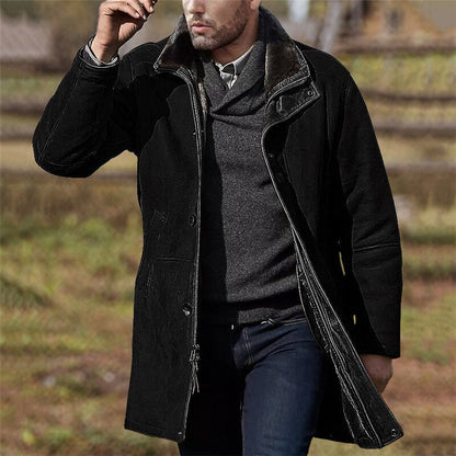 Sheepskin Casual Woolen Coat