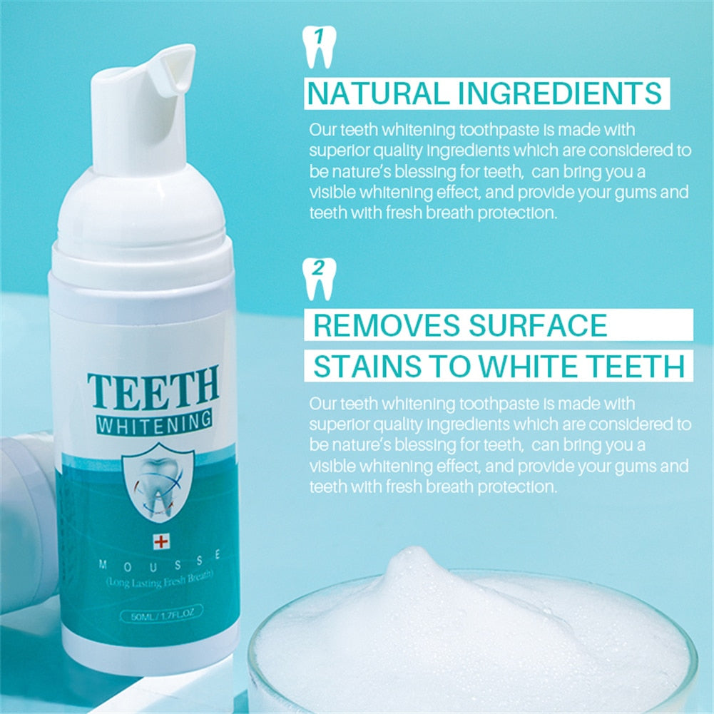 PearlGlow™ Teeth Cleansing and Whitening Foam